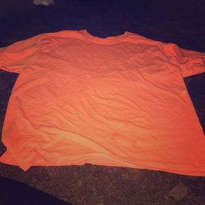 Plain orange shirt